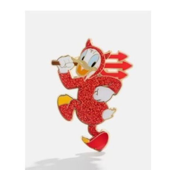 Baublebar Disney Mickey mouse & friends devil Donald Duck pin/brooch Halloween - Picture 1 of 4